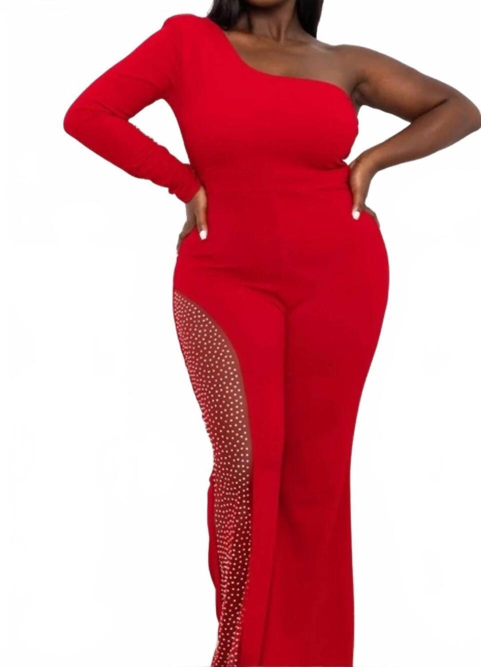 NEW SYMPHONY the curvy sexy jumper in red